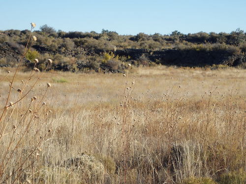 GDMBR: We are riding around an ancient volcanic formation, basically a huge rough hardened rock lake.